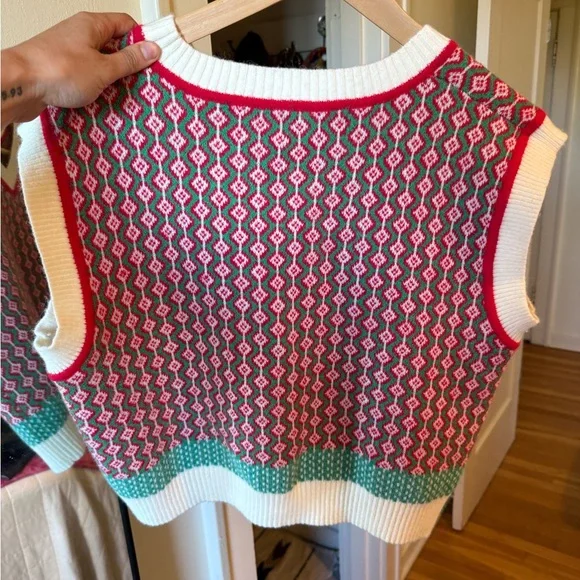 Cider Vintage Style Sweater Vest - Picture 4 of 5